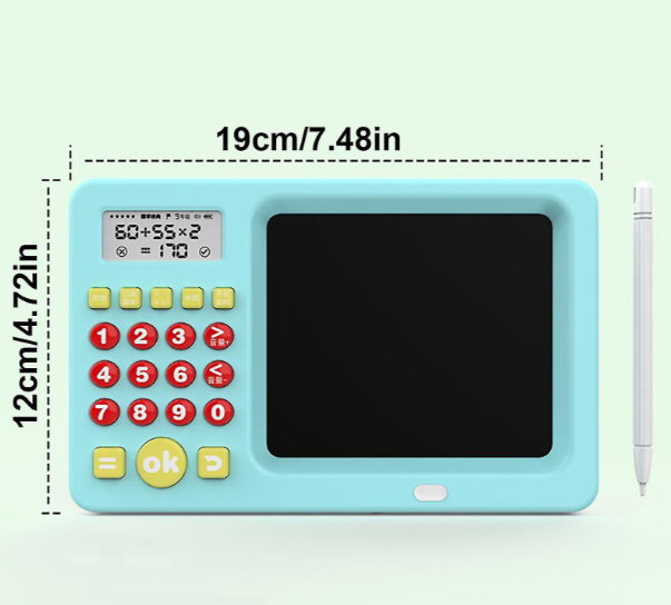 Brinquedo de jogos de matemática com tablet de escrita lcd para crianças, brinquedo de exercício aritmético de matemática, presentes para meninos e meninas