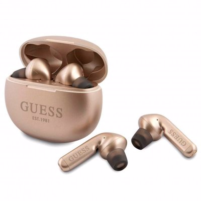 Auriculares Bluetooth Dual Pod Guess License Gold