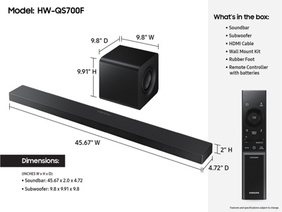 Soundbar Samsung QS700F