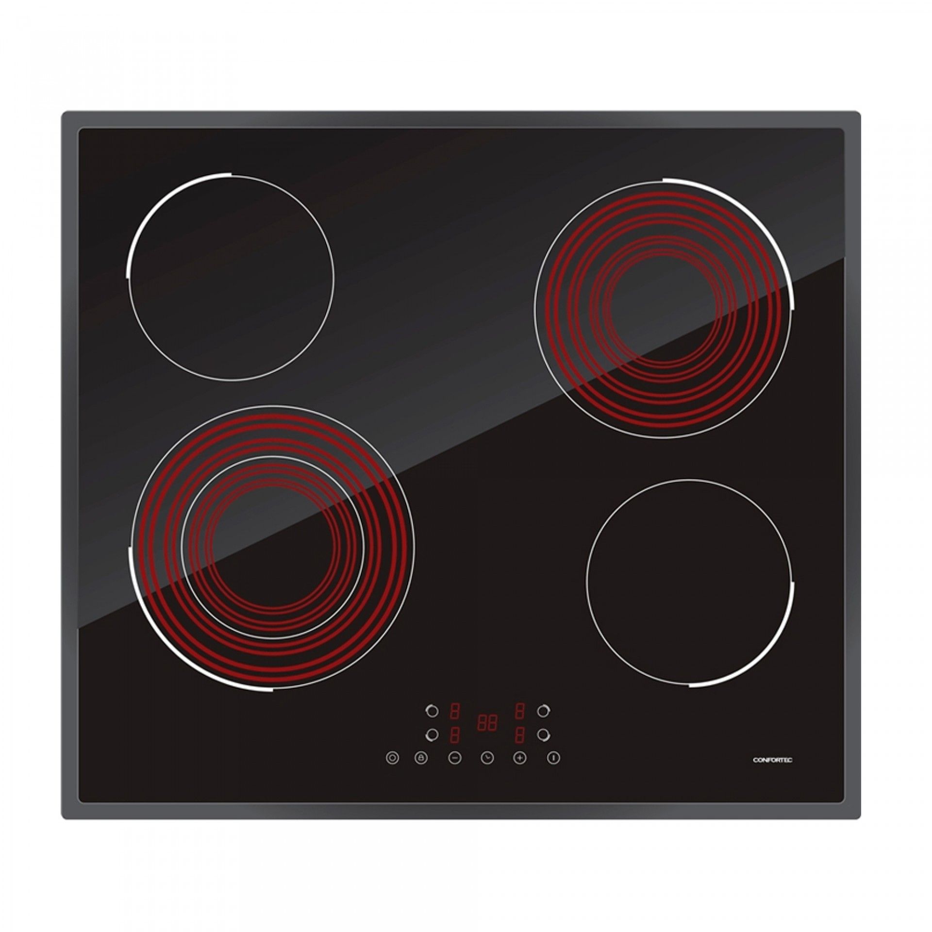  Placa Vitroceramica Confortec CFH6244VTC 