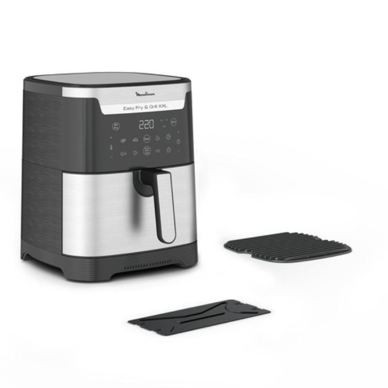 Fritadeira sem Óleo MOULINEX Air Fryer Easy Fry Grill XXL EZ801D10 (6.5 L - Preto)