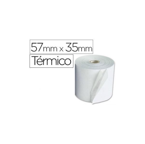 ROLO PAPEL TERMICO 57X35X11- MULTIBANCO PACK 10