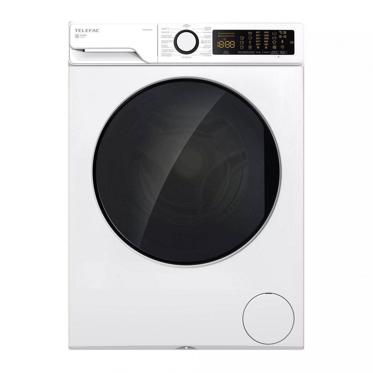 Máquina de Lavar a Roupa Telefac TF1409IA 9KG