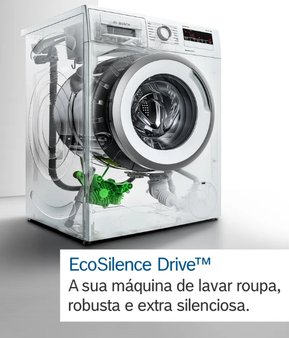 MÁQUINA LAVAR ROUPA BOSCH - WGE03200ES - 8 KG - 1200 RPM - A