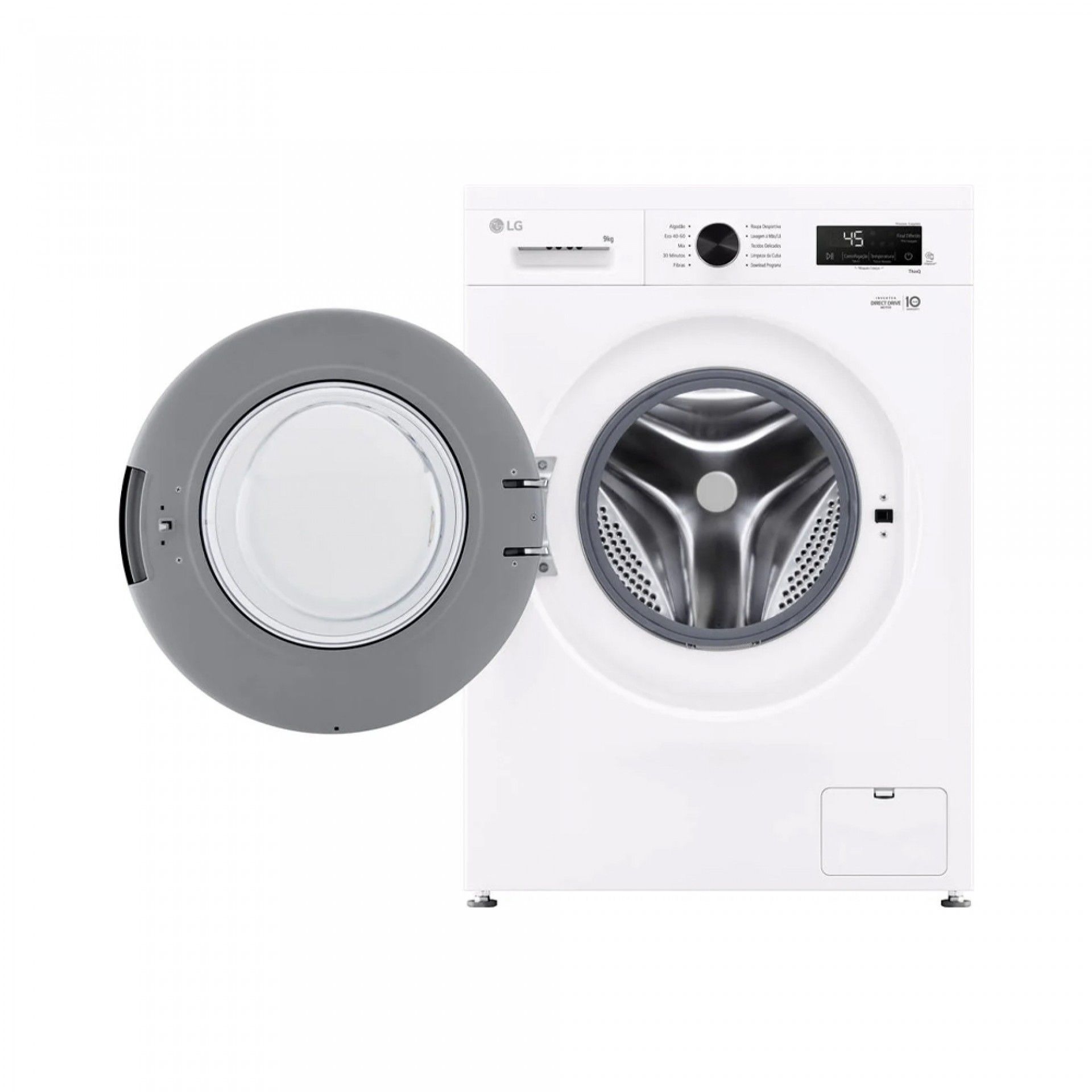 Máquina de Lavar Roupa LG F4X1009NWK 9KG